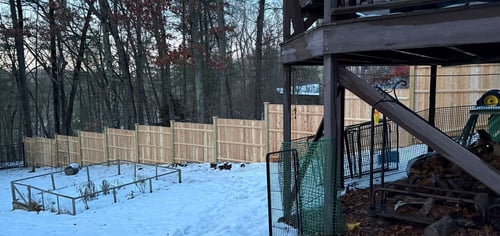 Cedar Fencing Installation in Nashua, NH