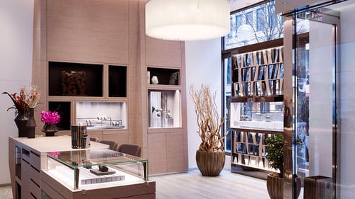 View of a Audemars Piguet boutique.