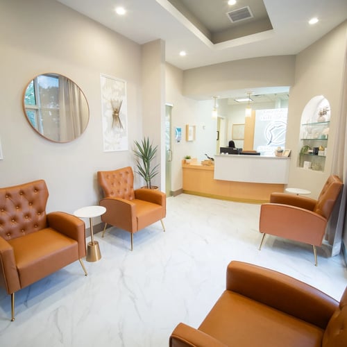 Derm Clinic receiving area