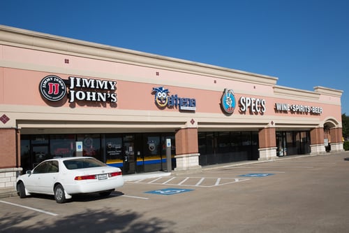Retail space for lease in College Station, Texas, Jimmy John's