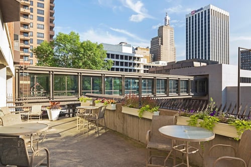 Patio at Mears Park Place, St. Paul, MN, 55101