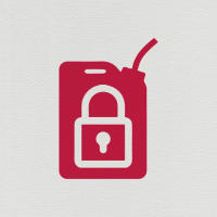 lock up gasoline icon