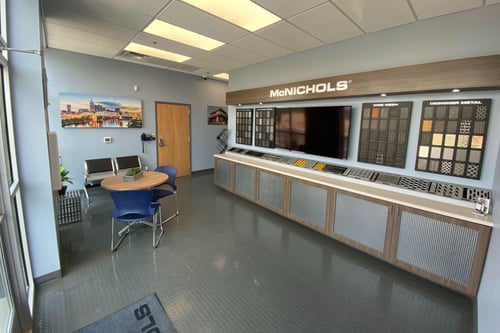 McNICHOLS specialty metals showroom in Nashville, TN