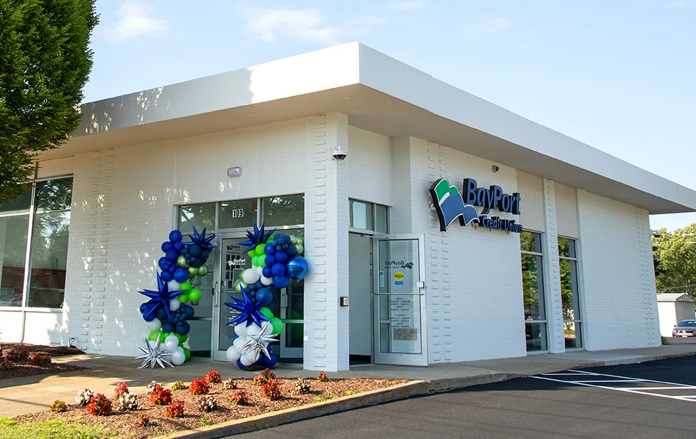 External view of local credit union located in Highland Springs, VA