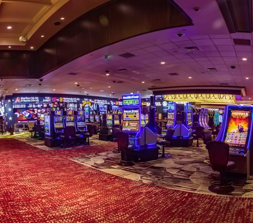 Slot machines at Hollywood Casino at Greektown