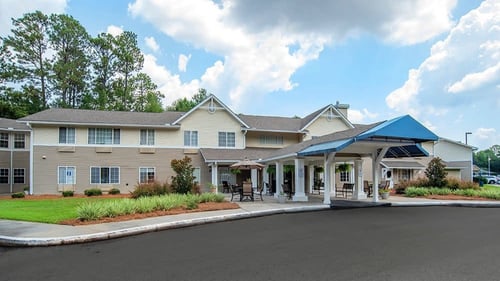 Brookdale Hattiesburg Assisted Living Entrance