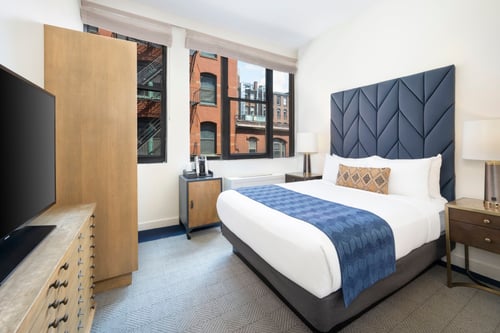 Brew a cup of coffee and check emails with free wifi from the room