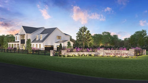 Toll Brothers at Woodburn community entrance