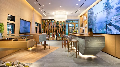 View of a Audemars Piguet boutique.