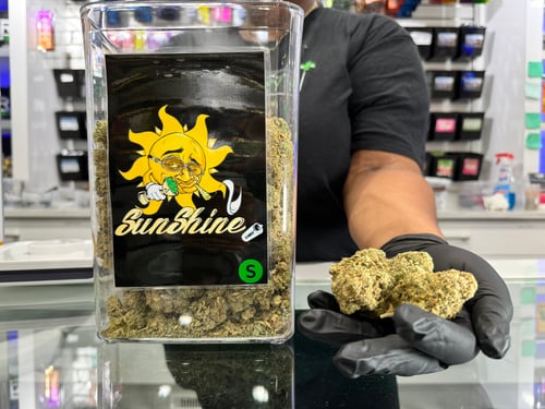 Cannabis flower display