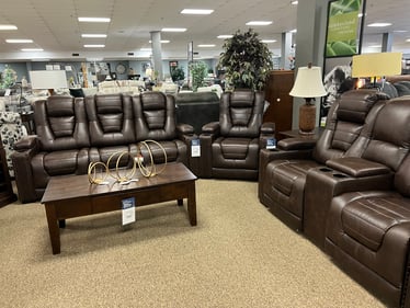 Motion Reclining Sofas at Slumberland Furniture Store in Eveleth,  MN