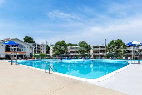Pool at Copper & Quarry Village in Pikesville, MD