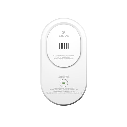 Front facing image of Plug-in Carbon Monoxide Alarm with AA backup battery