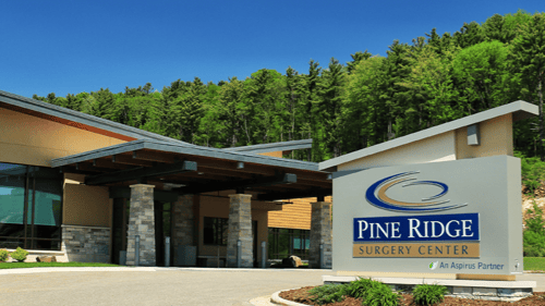 exterior photo of Pine Ridge Surgery Center in Wausau