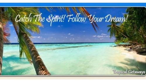 beach vacation in Caribbean