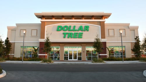 Landscape image of open Dollar Tree Storefront