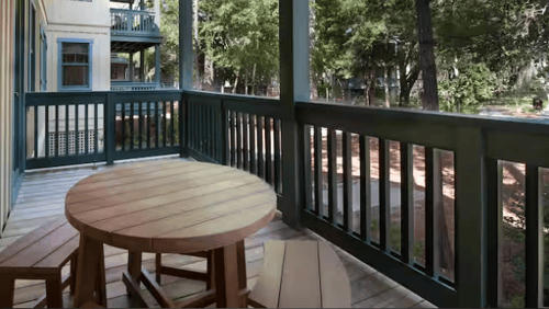 Disney's Hilton Head Island Resort 1 Bedroom Villa Balcony