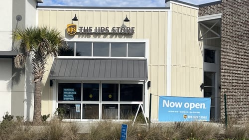Storefront of The UPS Store in Bluffton, SC