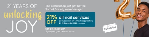 21 years. 21% off