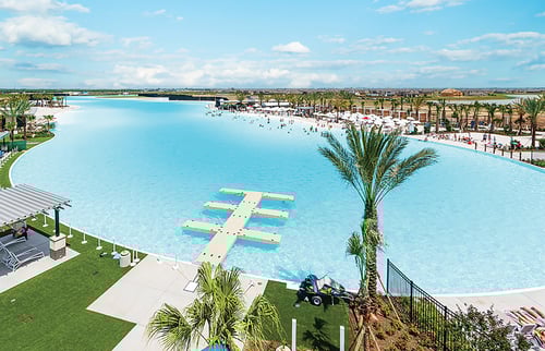 Get ready to relax in the Lago Mar Blue Lagoon!