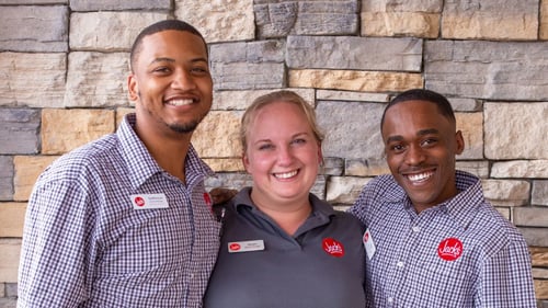Group of Jack's Family Restaurant Employees