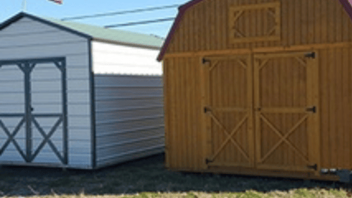 outdoor sheds