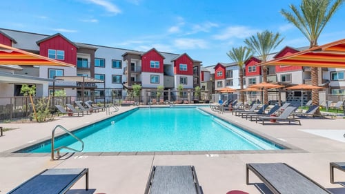 Swimming Pool at Weylyn Luxury Apartments, Laveen, AZ