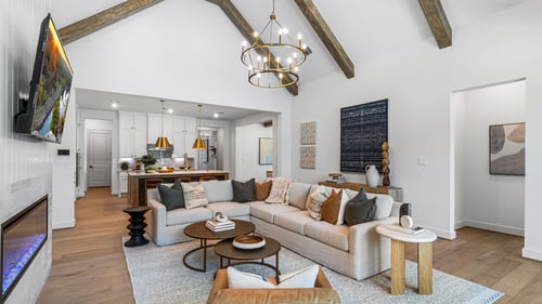 Open-concept floor plan ideal for entertaining