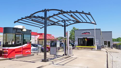 Front View of O'Fallon, Missouri Club Car Wash