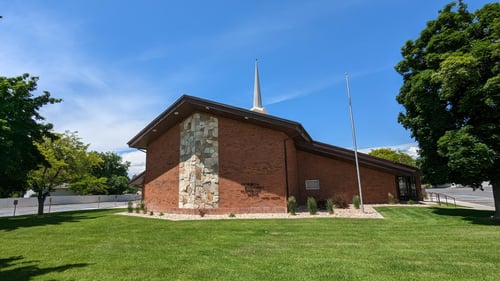 The Church of Jesus Christ of Latter-day Saints in Salem, Utah on 25 W Apple Blossom Way. Located just North of Salem canal road and West of 100 East.  Just a few blocks South of Salem Pond and Knoll Park.