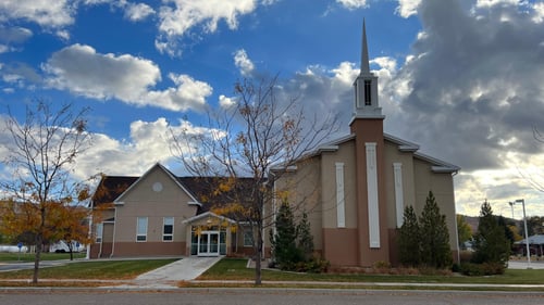 Church building of The Church of Jesus Christ of Latter-day Saints located at  30 Main St in Cannonville, UT.