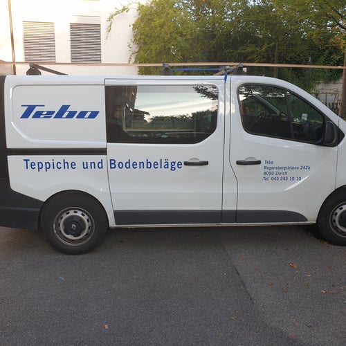 Tebo Teppiche und Bodenbeläge Coray GmbH, 8050 Zürich-Oerlikon - Geschäftsauto