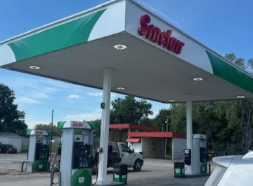 Sinclair Gas Station Fueling Island
