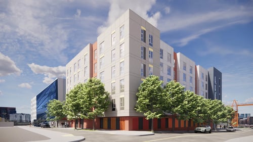 Apartment building at Elora, El Cerrito, CA