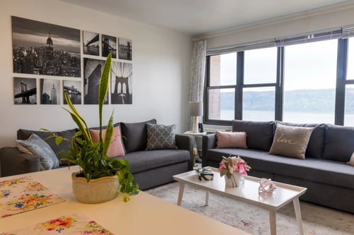Living Room at Dorado Apartments in Yonkers, NY