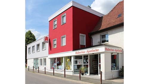 Aussenansicht der Hubertus-Apotheke