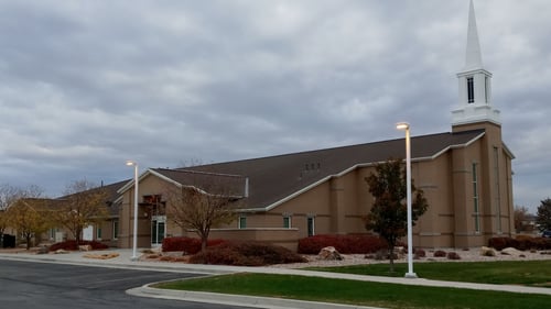 Hooper Utah Pioneer Trail Meetinghouse of The Church of Jesus Christ of Latter Day Saints