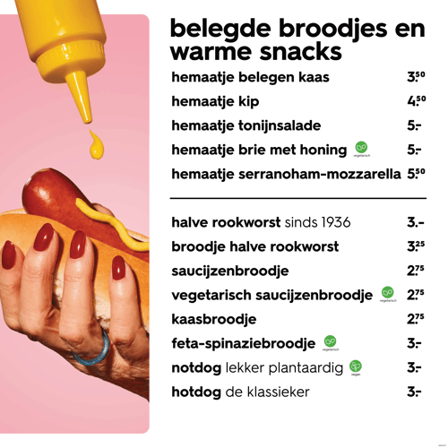 HEMA Take Away Belegde Broodjes & Warme Snacks