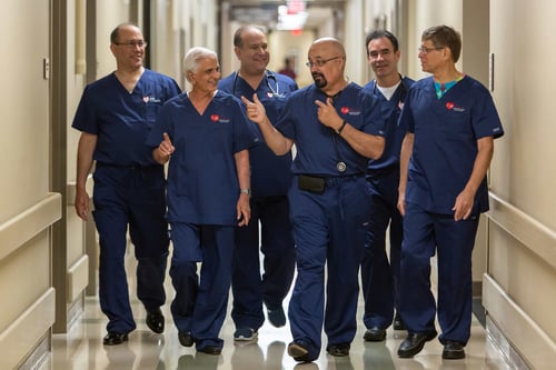 Interventional Cardiac Consultants cardiologists and medical staff team photo