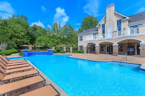 Crystal Clear Swimming Pool at Carrington Park at Lake Lanier, Gainesville, GA