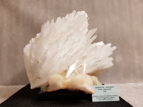 Scolécite et Stilbite - Inde