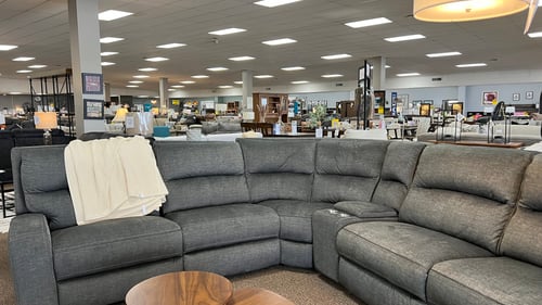 Cordova sectional at Slumberland Furniture Store in Fergus Falls,  MN