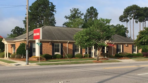 First Bank St. Pauls branch exterior.