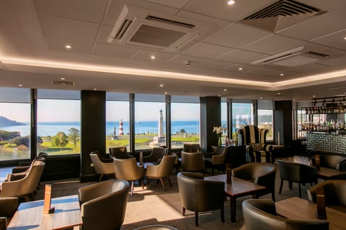 Sea views from Marco's restaurant