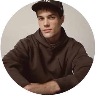 man wearing hoodie