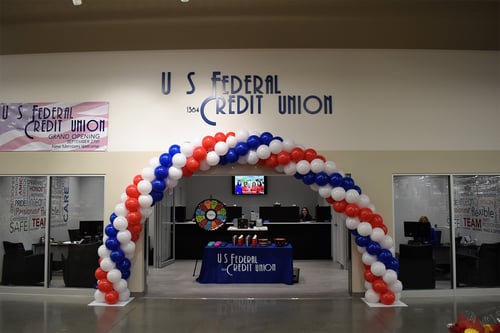 An inside view of the branch located inside a Meijer store in Valparaiso.