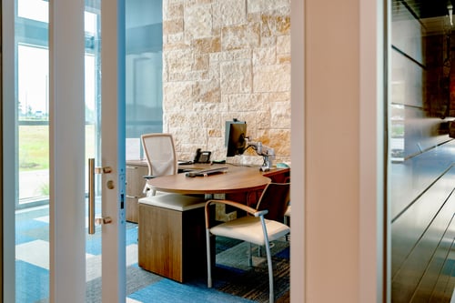 Detail of the interior of the New Hope Branch