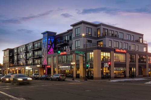 Building view at The Finn, St Paul, MN 55116