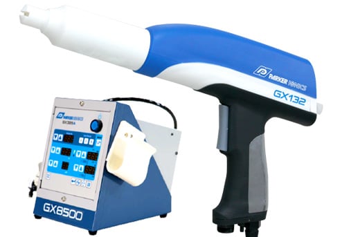 Parker Ionics powder coating guns