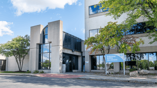 The exterior of Rochester Regional Health Unity Hospital Professional Office Building